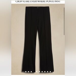 Banana Republic Crop Flare Everywhere Ponte Pant